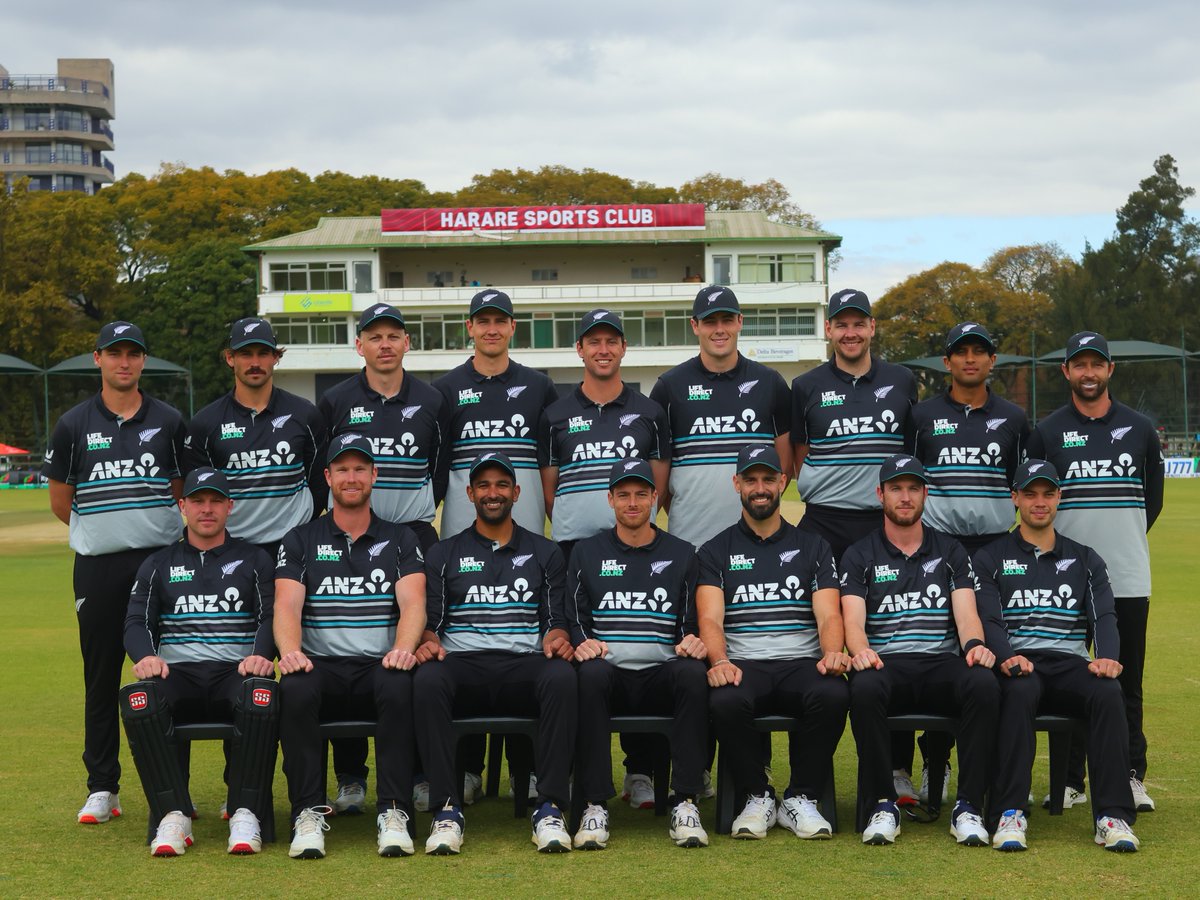 T20 Tri-Series squad signing off from Harare 👋 #ZIMvNZ #SAvNZ #CricketNation 📷 = Zimbabwe Cricket