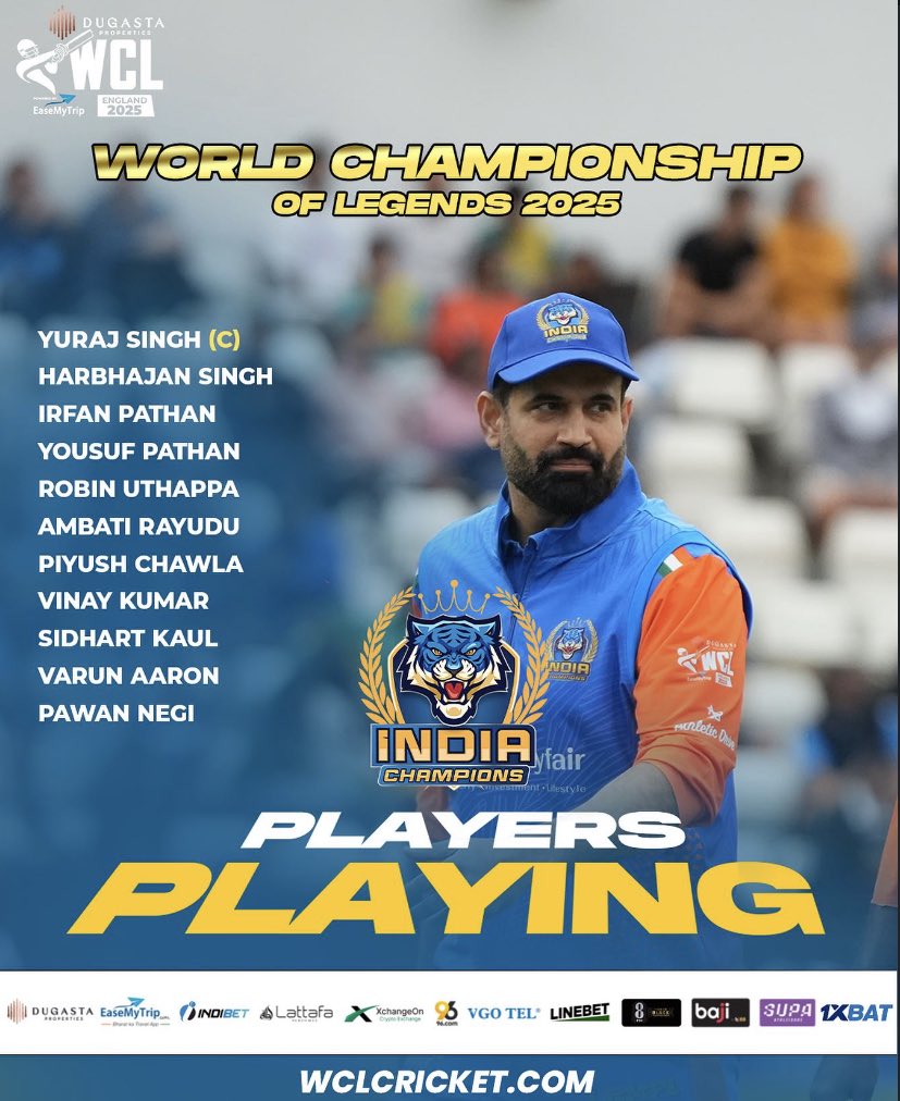 India WCL 2025 Irfan Pathan
