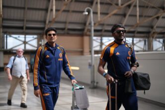 shubman gill arriving in manchester july 2025
