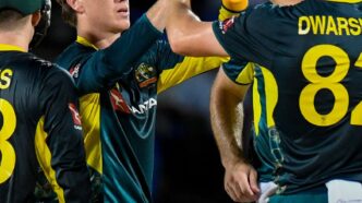 n historic 5-0 victory sealed by Australia in Adam Zampa's 100th