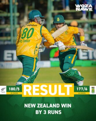 South Africans lost to New Zealand