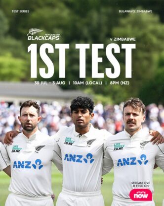 test cricket returns! Stream the 1st Test against Zimbabwe LIVE and free on ThreeNow ๐บ LIVE scoring at http://nzc.nz or the NZC app ๐ฒ #ZIMvNZ