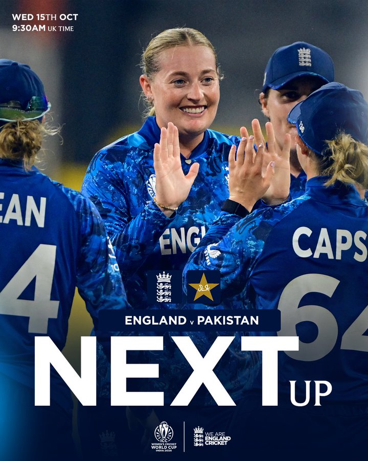 Eng Women cricket team Oct 2025 ICC World Cup